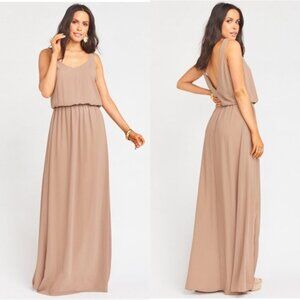 NWT Show Me Your Mumu Kendall Maxi Dress in Dune